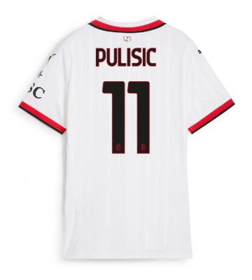 AC Milan Christian Pulisic #11 Segunda Equipación Mujer 2024-25 Manga Corta